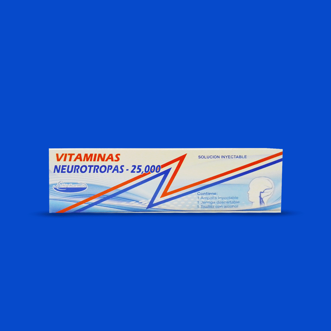 Vitaminas Neurotropas 25.000 individual